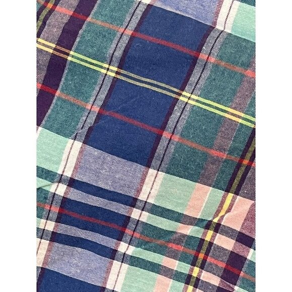 Ralph Lauren Plaid Shirt 2XL Blue Preppy Blake Resort Classic Colorful Festive - Picture 5 of 13